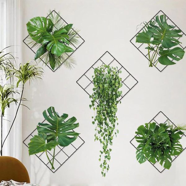 3d Green Plant Wall Sticker For Living Room, Bedroom (random Design)