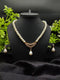 Imported Timeless Pearl Necklace Set With Radiant Pendant & Earrings