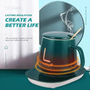 Electric Heated Coffee Mug With Temperature Controlled Pad