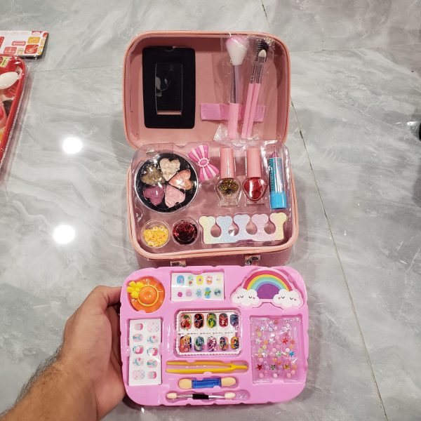 Girls Make Up Set | Portable Makeup Beauty Box For Kids