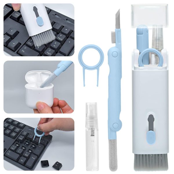 New Headset 7 In 1 Kit Scalable Keyboard Cleaner Brush